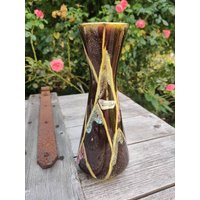Carstens 543-25 Braungold Vase, Wgp von retroflowerpower