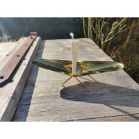 Verrückte Vintage Messing Korb Schüssel Aus Den 60Er Jahren, Neuwertig von retroflowerpower