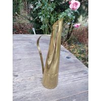 Vintage Mid Century Messing Vase, Mcm Dekor von retroflowerpower