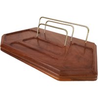 Mid-Century Modern Mens Table Top Valet Walnussholz Kommode Schreibtisch Organizer Catchall Tablett Mid-Century Modern Mens Table Top Valet Walnussholz Kommode Schreibtisch Organizer Catchall Tablett von retrosymphony