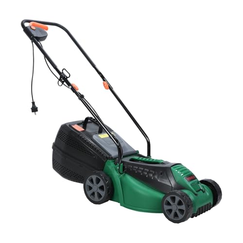 reukmuuc Elektrischer Rasentrimmer, bürstenlos, Walk-Behind Weed Wacker mit 1600 W Motor, Grasschneider, Mülleimer, Kollektion 35-45L, Höhenverstellung 30 70 mm, Rand für die Terrasse und Grün reukmuuc Elektrischer Rasentrimmer, bürstenlos, Walk-Behind Weed Wacker mit 1600 W Motor, Grasschneider, Mülleimer, Kollektion 35-45L, Höhenverstellung 30 70 mm, Rand für die Terrasse und Grün von reukmuuc