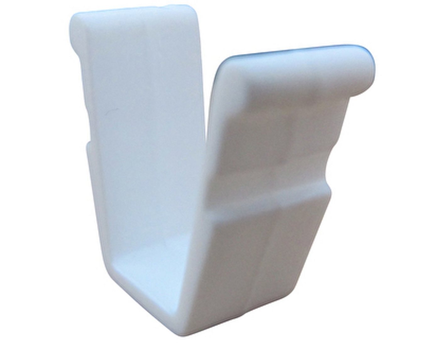 rewagi Feststeller Endfeststeller, Gardinenschiene, Gardinenleiste, Leiste, Gardinenstange, (18-St., Farbe: weiß), Verkaufseinheit, 6, 12, 18, 30, 60 Stück von rewagi