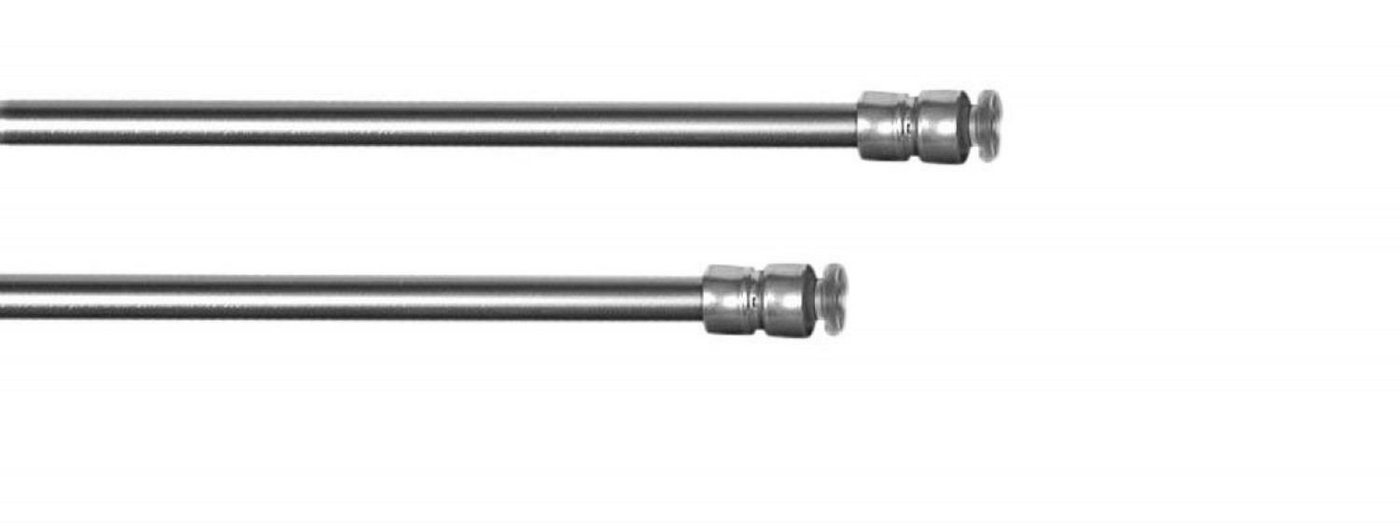 rewagi Klemmstange 2 Klemmstangen, Gardinenstangen – Farbe: edelstahl - matt Ø 8mm, ausdrehbar, geklemmt, Verkaufseinheit: 2 Stück von rewagi