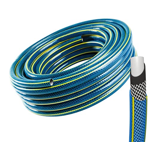 rg-vertrieb Gartenschlauch Schlauch Wasserschlauch Bluebos 4 lagig Bewässerungsschlauch blau UV-beständig (3/4'', 50m) von rg-vertrieb