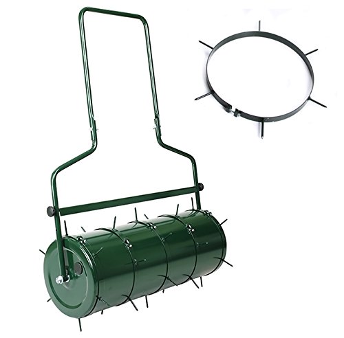 Rasen - Aerator SET für Walze Rasenlüfter Gartenwalze Spikes Metalldornen OHNE WALZE von rg-vertrieb