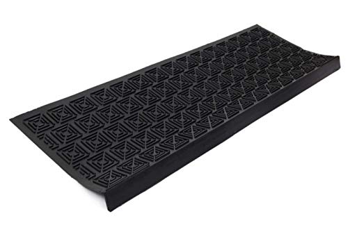 Stufenmatten Gummi Fußmatte Matte 25x75 cm Treppenmatte Antirutschmatten Griechisches Design (1 Stück) von rg-vertrieb