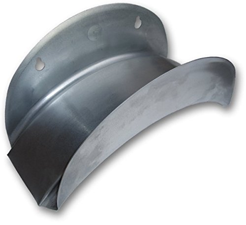rg-vertrieb Wandschlauchhalter Schlauchhalter Metall silber Gartenschlauch Wandhalter von rg-vertrieb