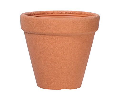 Blumentopf Pflanztopf Pflanzkübel Massiver Kunststoff Classic Blumenkübel Terrakotta Größen wählbar (46cm) von rg-vertrieb von rg-vertrieb