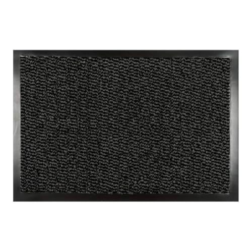 rg-vertrieb Fußmatte Schmutzfangmatte Türmatte Schmutzmatte Sauberlaufmatte Fußabstreifer (Anthrazit, 80 x 120 cm) von rg-vertrieb