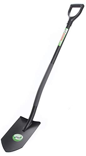 rg-vertrieb Gartenspaten Spitzspaten Metallstiel Feldspaten Schaufel Grabspaten 120cm Spaten von rg-vertrieb