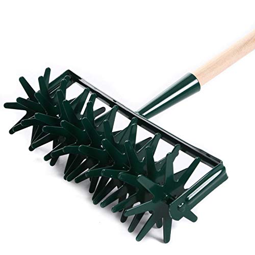 rg-vertrieb Gartenfräse, Bodenkrümler 12-Star Bodenlüfter mit 150cm Holzstiel, Grün, Manuell, Stahl, 39 cm Breite rg-vertrieb Gartenfräse, Bodenkrümler 12-Star Bodenlüfter mit 150cm Holzstiel, Grün, Manuell, Stahl, 39 cm Breite von rg-vertrieb
