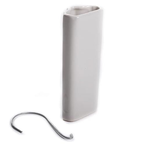 rg-vertrieb Luftbefeuchter Keramik Verdampfer Verdunster für Rippenheizkörper Wasserdunster 0,35L Weiß (1 Stück) von rg-vertrieb