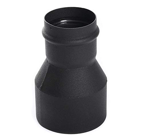 Pelletrohr DN 80mm Pellet Ofenrohr Rauchrohr Pellet Bogen 90°Wandfutter T-Stück Rosette Senotherm Lack Kamin Zubehör mit Dichtung wählbar (Erweiterung 80/150) von rg-vertrieb