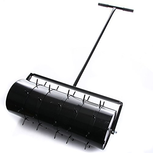 rg-vertrieb Rasenwalze 80cm Handwalze Gartenwalze Aerator Rasenroller Rasenlüfter Walze von rg-vertrieb