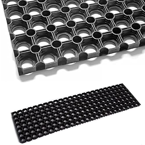 Gummimatte Ringgummimatte Dicke 22mm Schmutzfangmatte Stufenmatte 30x100 cm Paddockmatte von rgvertrieb
