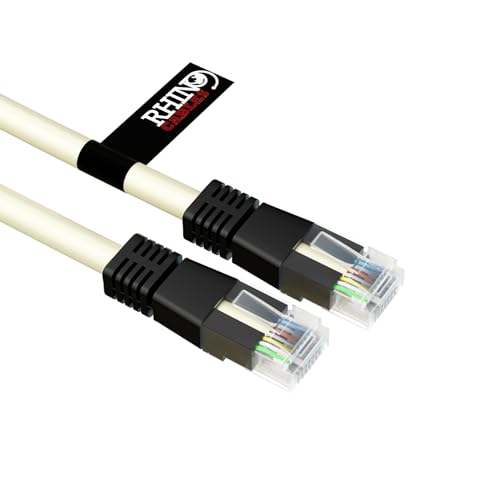 rhinocables RJ45 Cat6 Grau Ethernet Netzwerkkabel Crossover XOVER Cable Network LAN CAT 6 Patch Kabel Xbox PS4 PC zu PC (1m) von rhinocables