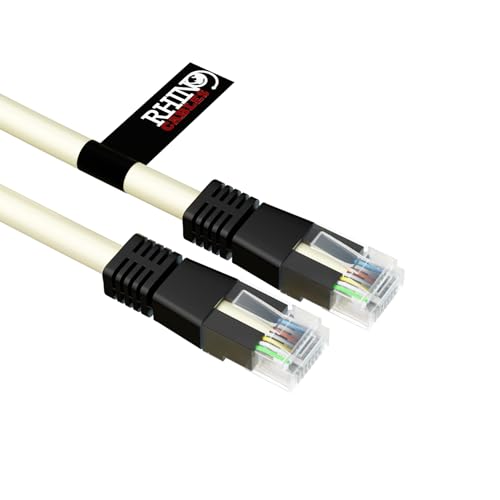 rhinocables RJ45 Cat6 Grau Ethernet Netzwerkkabel Crossover XOVER Cable Network LAN CAT 6 Patch Kabel Xbox PS4 PC zu PC (5m) von rhinocables