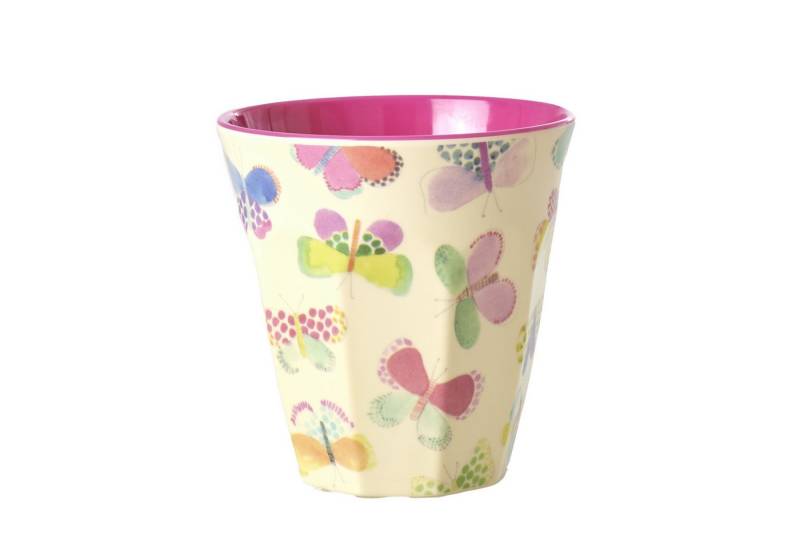 rice Becher Rice Melaminbecher Schmetterling medium von rice