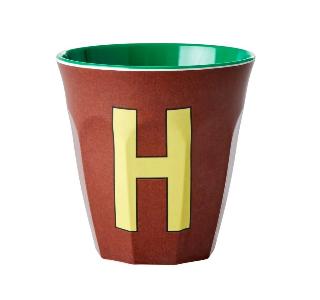 rice Kinderbecher RICE Becher - H, 250 ml, Melamine, Farbe: braun von rice