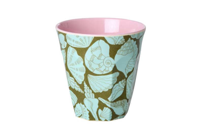 rice Single Geschirr-Set Rice Melamin Becher - Sea Shell Print (1-tlg), Melamin von rice
