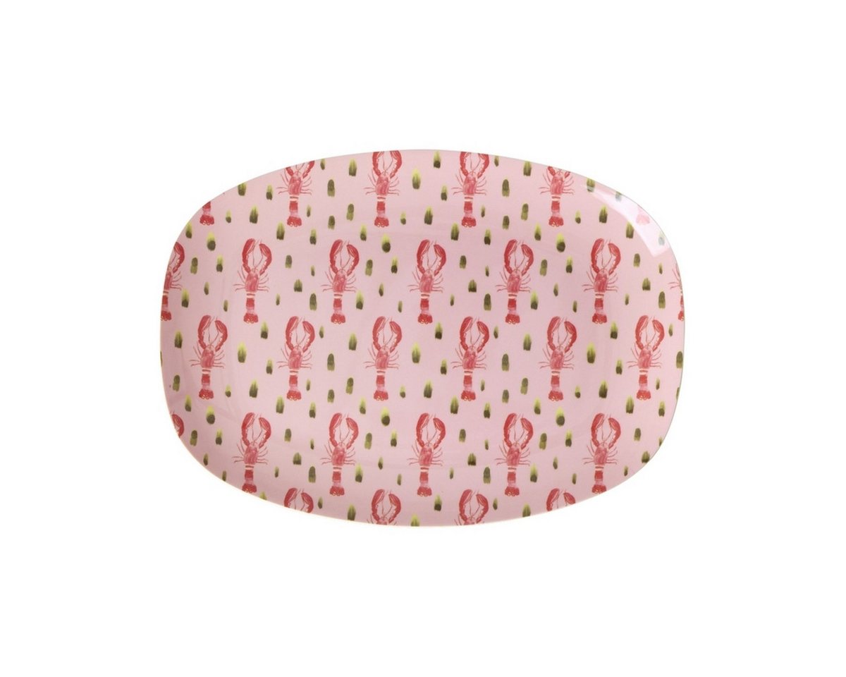 rice Tablett Melamin Tablett oval Snackteller Teller von rice