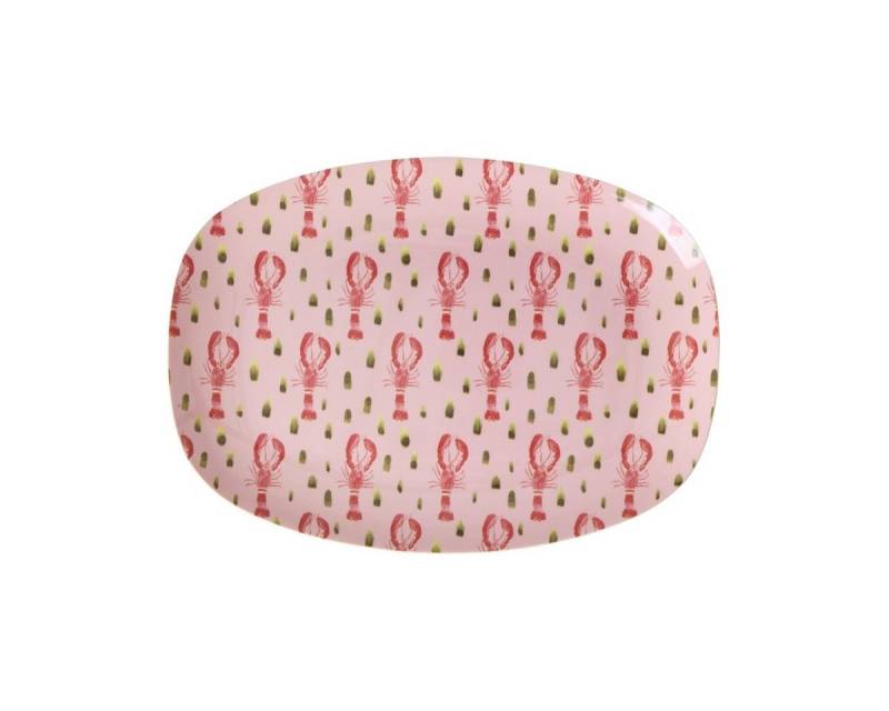 rice Tablett Melamin Tablett oval Snackteller Teller von rice