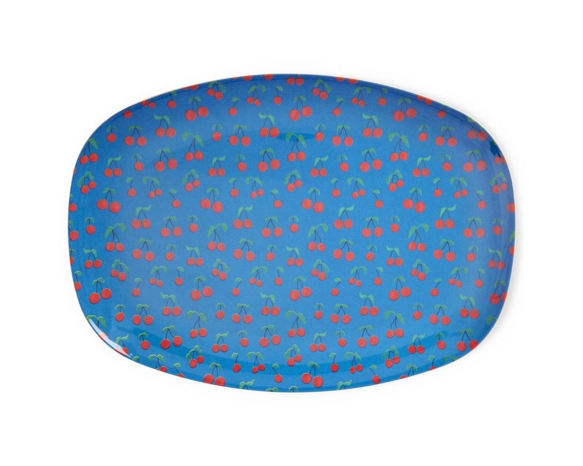 rice Teller Melamin Teller oval 30x22cm Snackteller Käseplatte von rice