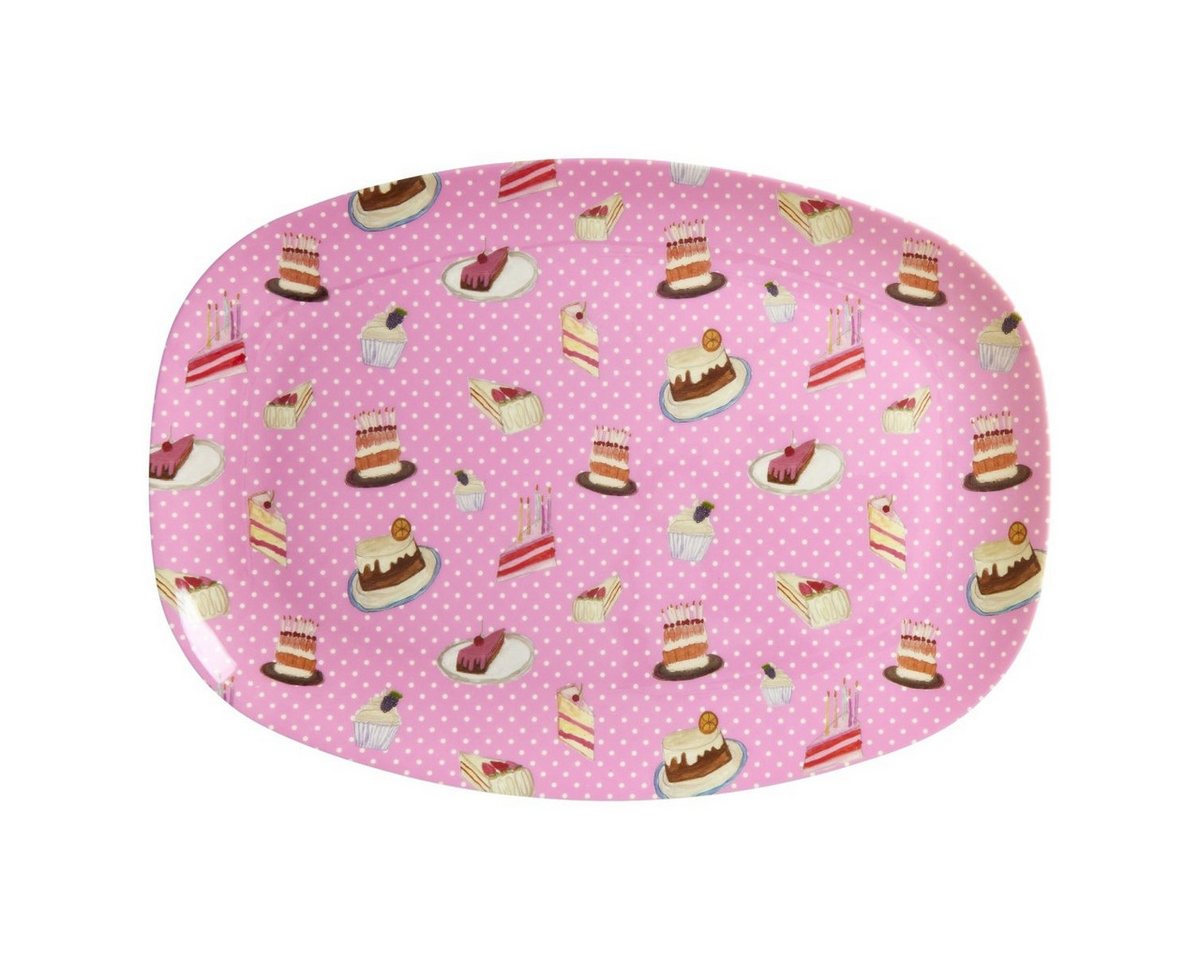 rice Teller Melamin Teller oval 30x22cm Snackteller Käseplatte von rice