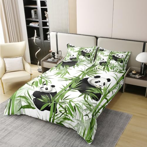 richhome 100% Baumwolle Cartoon Panda Bettbezug 135×200 Bambusblätter Natur Thema Tröster Abdeckung Nette Wilde Tier Bettwäsche Set für Jungen Mädchen Schlafzimmer Atmungsaktive Quilt Cover richhome 100% Baumwolle Cartoon Panda Bettbezug 135×200 Bambusblätter Natur Thema Tröster Abdeckung Nette Wilde Tier Bettwäsche Set für Jungen Mädchen Schlafzimmer Atmungsaktive Quilt Cover von richhome