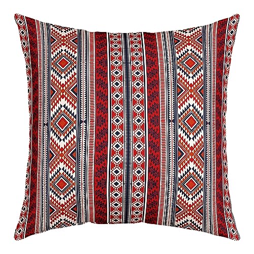 richhome Tribal Kissenbezug für Kinder Teens, Abstrakte Wurf Kissenbezug 50x50 Einzelpack, Kunst Zimmer Kissenbezug für Couch und Bett von richhome