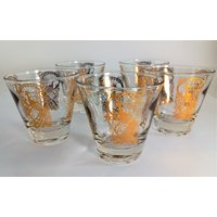 Vintage 22K Pfau Gläser 4 Oz, - 5 von rickibobsvintage