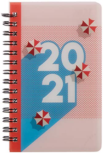 rido/idé 7011104011 Taschenkalender Modell Timing 3, 2 Seiten = 1 Woche, 76 x 127 mm, PP-Einband Graphic, Kalendarium 2021 von rido/idé