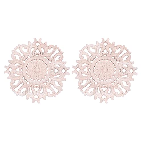 rieder 2X Viele Geschnitzt Lange Onlay Applique Unbemalte BlumenwäNde SchräNke TüR Typ: 15cm Typ A von rieder