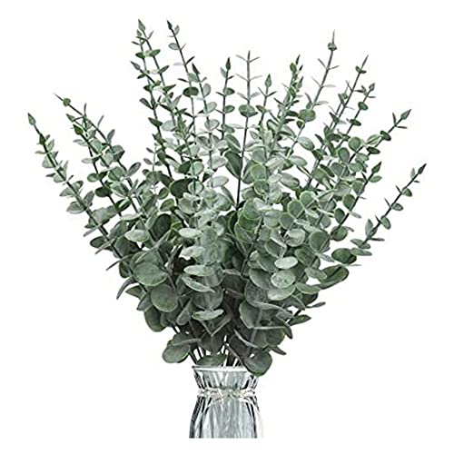 rieder 30 Stück Eukalyptus Blätter Teile für Blumenarrangement Tischdekoration Hochzeit von rieder