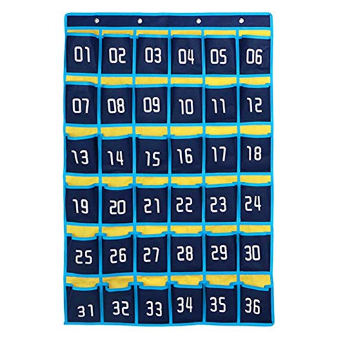 rieder 36 nummerierte Diagramm Handy hängende Aufbewahrungstasche Hängender Organizer für Klassenzimmer Handy Taschenrechner Halter von rieder