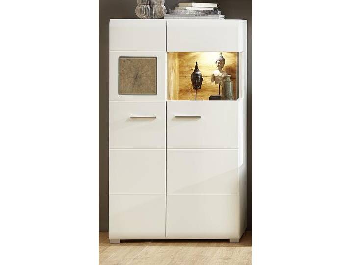 Vitrine Fun Plus mit Beleuchtung Weiß 2-türig Vitrine Fun Plus mit Beleuchtung Weiß 2-türig von rieger