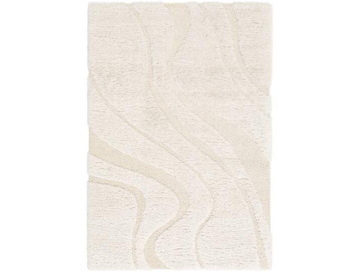 Webteppich Relief Cream 80 x 150 cm von rieger