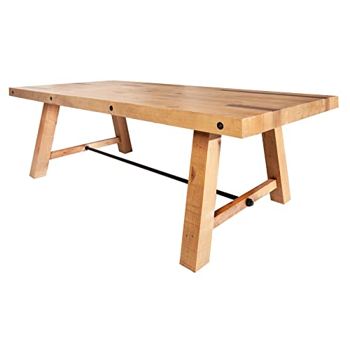 Riess Ambiente Massiver Esstisch FINCA 165cm Natur recyceltes Pinienholz Industrial Design Tisch Küchentisch von Riess Ambiente