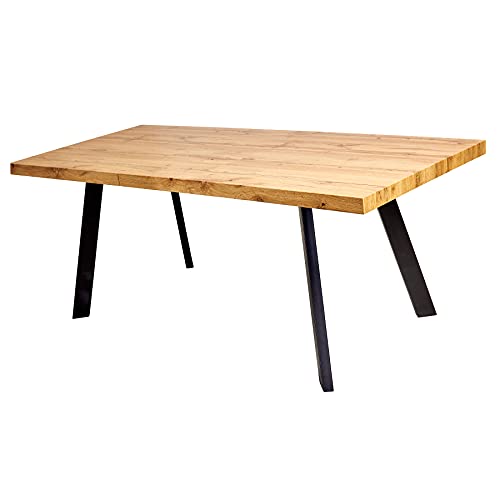Riess Ambiente Ausziehbarer Esstisch Montreal 160-200cm ausziehbar Eichenoptik Konferenztisch Tisch Küchentisch von Riess Ambiente