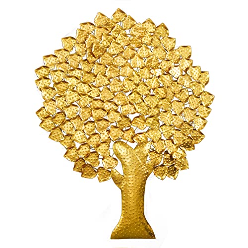 riess-ambiente.de Design Wanddeko Tree of Life XXL 170cm Gold Metall Handmade Ginkgo von Riess Ambiente