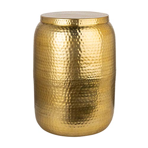 Riess Ambiente Handgefertigter Beistelltisch Orient Storage 48cm Gold Hammerschlag Design mit Stauraum Wohnzimmertisch Tisch Riess Ambiente Handgefertigter Beistelltisch Orient Storage 48cm Gold Hammerschlag Design mit Stauraum Wohnzimmertisch Tisch von Riess Ambiente