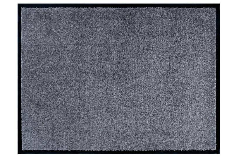 riess-ambiente Fußmatte CLEAN 60x40cm grau, rechteckig, Höhe: 10 mm, Fußabtreter · strapazierfähig · Modern Design · Schmutzfangmatte von riess-ambiente