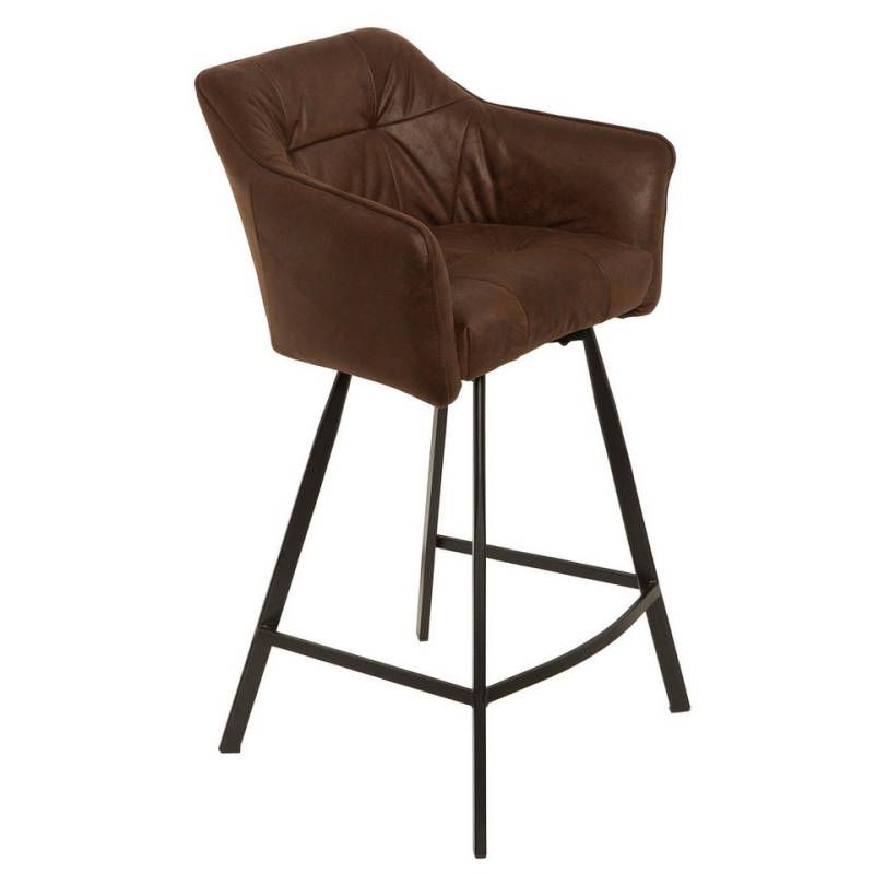 riess-ambiente Barhocker LOFT 100cm antik braun, mit Fußablage von riess-ambiente