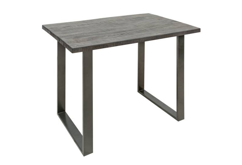 riess-ambiente Bartisch IRON CRAFT 120cm grau · Stehtisch aus Mango-Massivholz (Einzelartikel, 1-St), Küche · für 4 Personen · eckig · Metall-Gestell · Industrial Design von riess-ambiente
