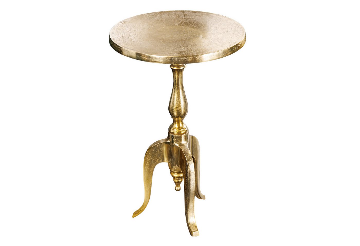 riess-ambiente Beistelltisch SAVOY 55cm gold (Einzelartikel, 1-St), Wohnzimmer · Metall · rund · Handarbeit · Barock von riess-ambiente