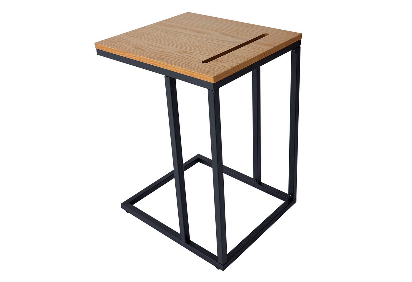 riess-ambiente Beistelltisch SCANDINAVIA 43cm natur / schwarz, Eichen-Design · mit Tablet-Halterung · Metall · Industrial riess-ambiente Beistelltisch SCANDINAVIA 43cm natur / schwarz, Eichen-Design · mit Tablet-Halterung · Metall · Industrial von riess-ambiente