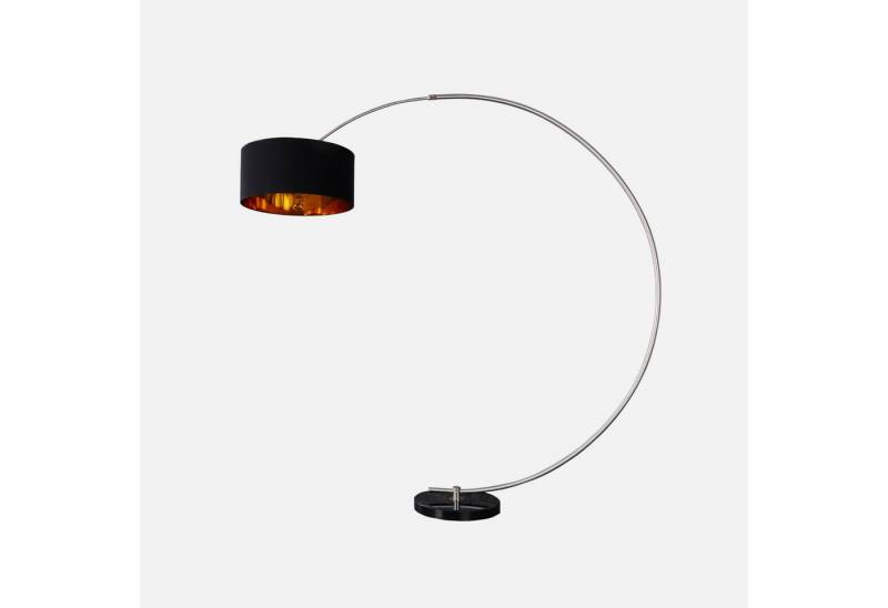 riess-ambiente Bogenlampe PYTHON 190cm schwarz / gold, ohne Leuchtmittel, Wohnzimmer · Metall · verstellbar · Modern Design von riess-ambiente