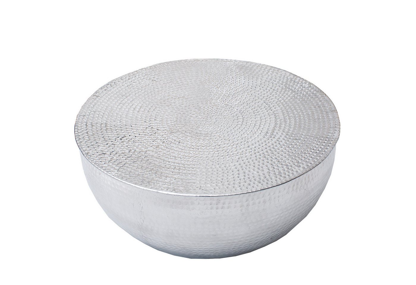 riess-ambiente Couchtisch ORIENT II Ø60cm silber (Einzelartikel, 1-St), Wohnzimmer · Metall · rund · Hammerschlag Design · handmade riess-ambiente Couchtisch ORIENT II Ø60cm silber (Einzelartikel, 1-St), Wohnzimmer · Metall · rund · Hammerschlag Design · handmade von riess-ambiente