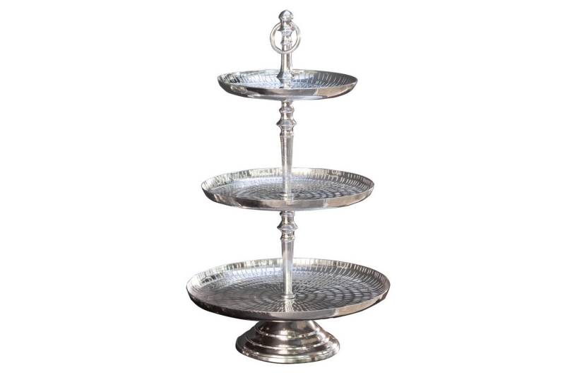 riess-ambiente Dekoetagere ORIENT VARIANTENWAHL silber, Hammerschlag-Design riess-ambiente Dekoetagere ORIENT VARIANTENWAHL silber, Hammerschlag-Design von riess-ambiente