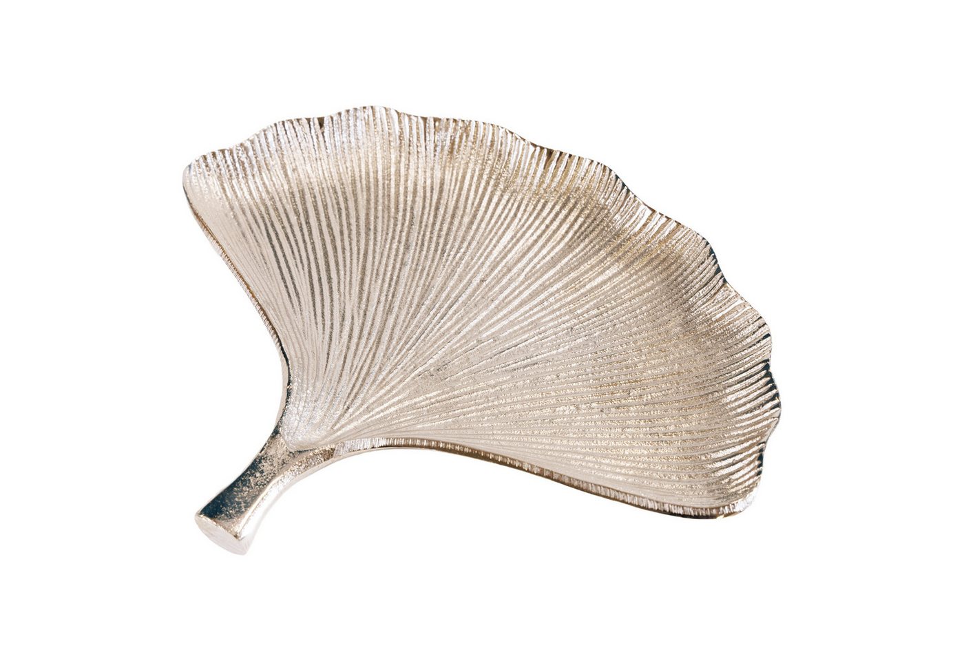 riess-ambiente Dekoschale GINKGO 30cm silber (Set, 3 St), Wohnzimmer · Metall · Obst · Gebäck von riess-ambiente